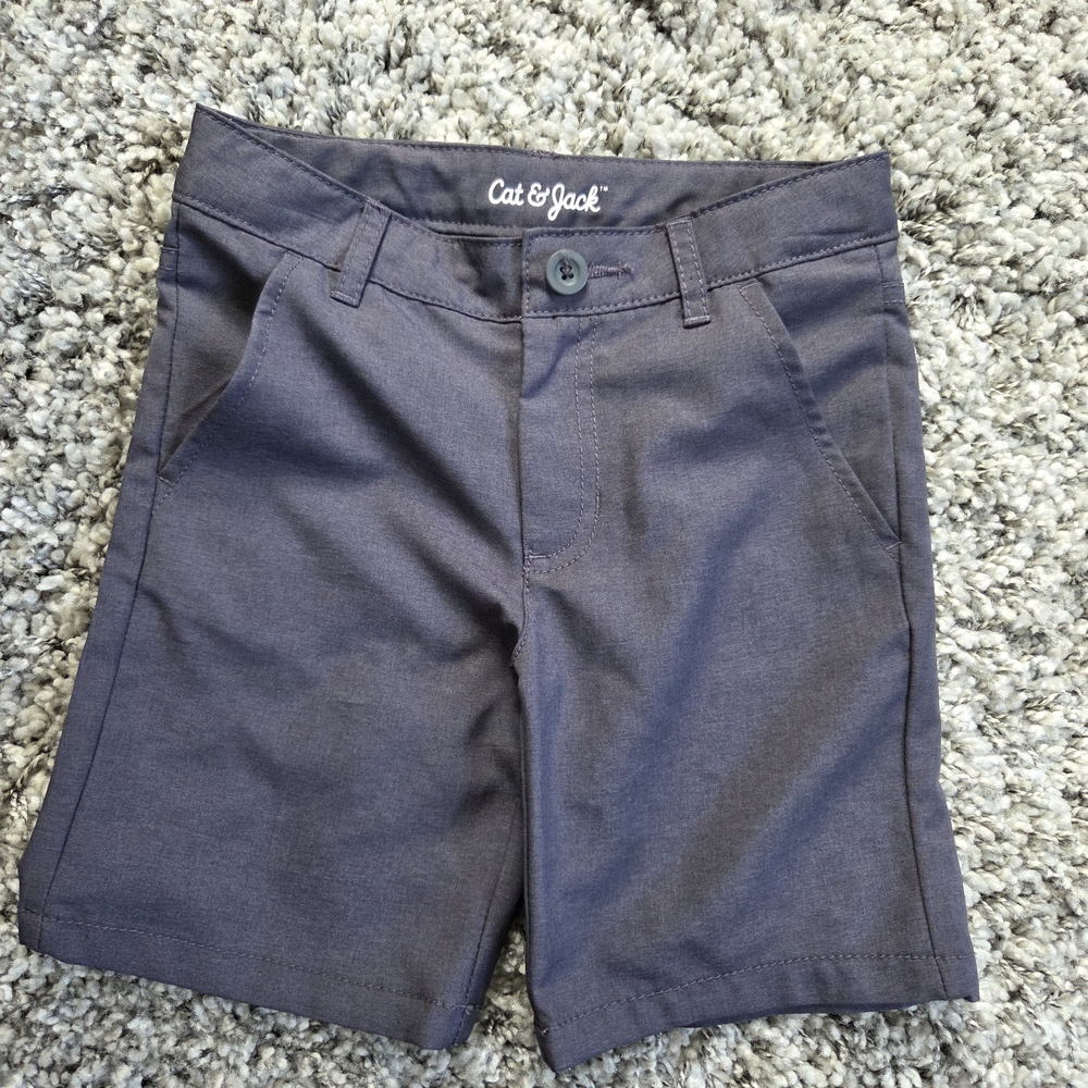 Cat & Jack Boys Blue Golf Shorts Size 6 Adjustable Waist